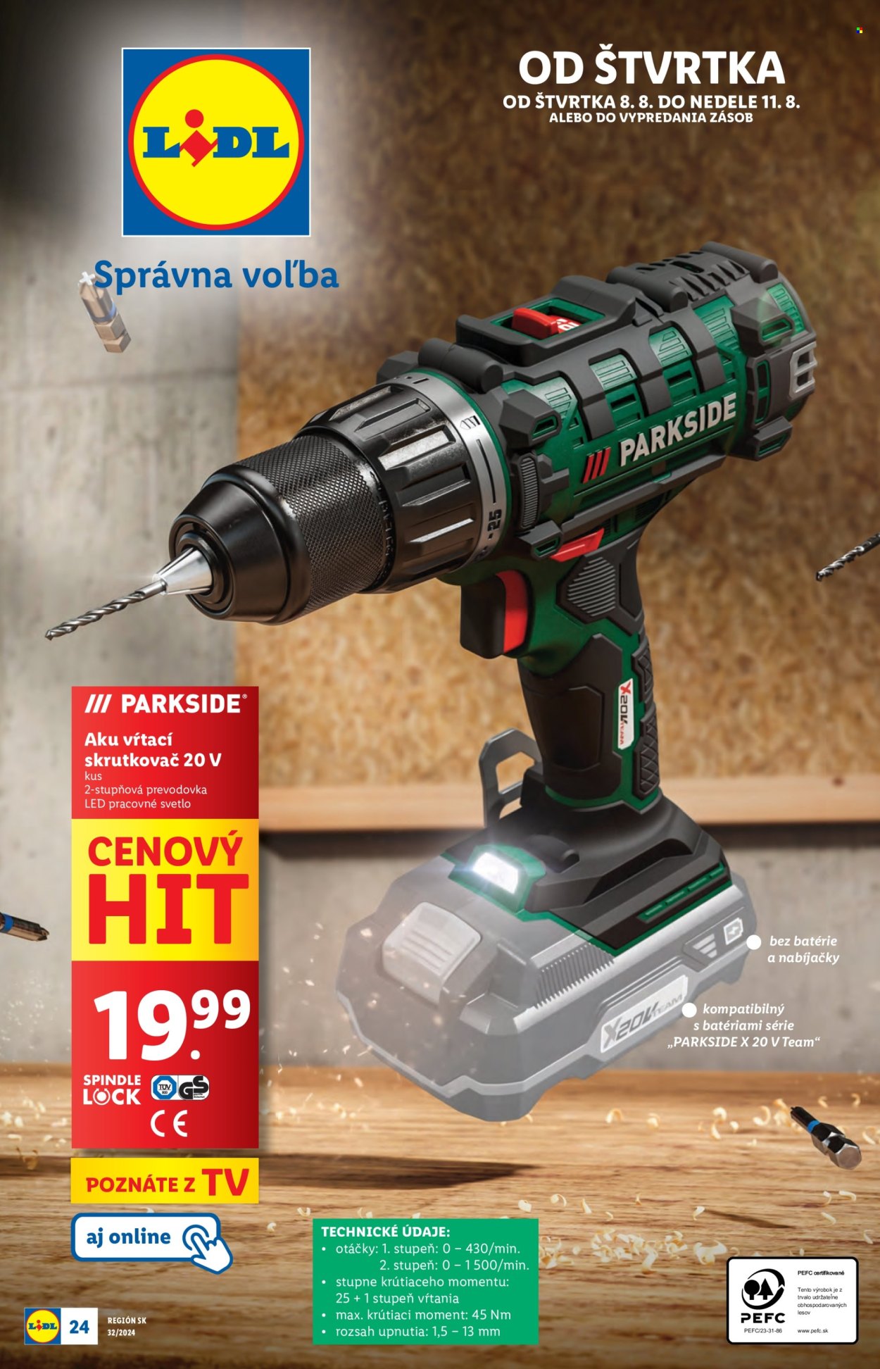 Leták Lidl - 5.8.2024 - 11.8.2024. Strana 68