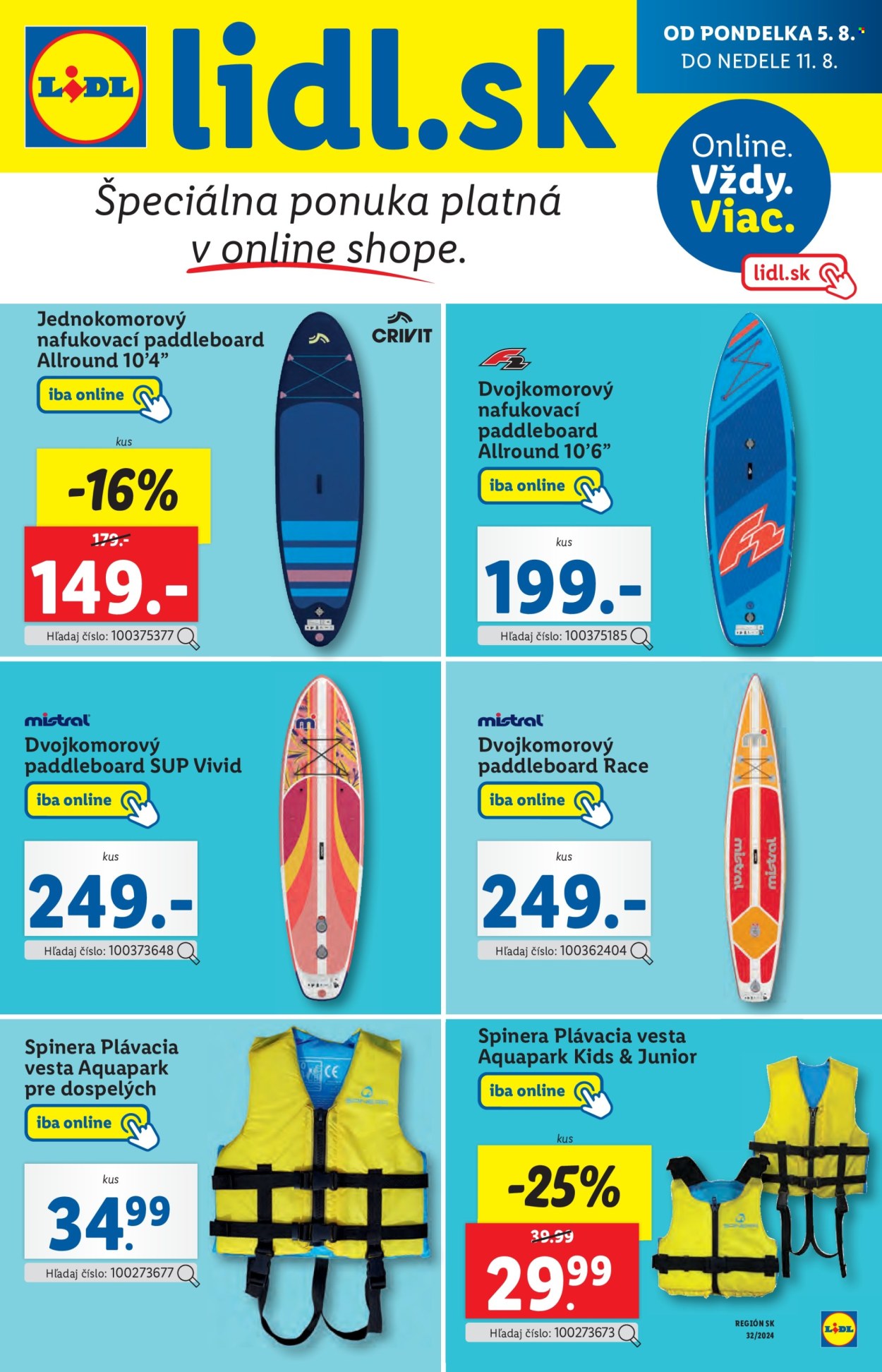 Leták Lidl - 5.8.2024 - 11.8.2024. Strana 70