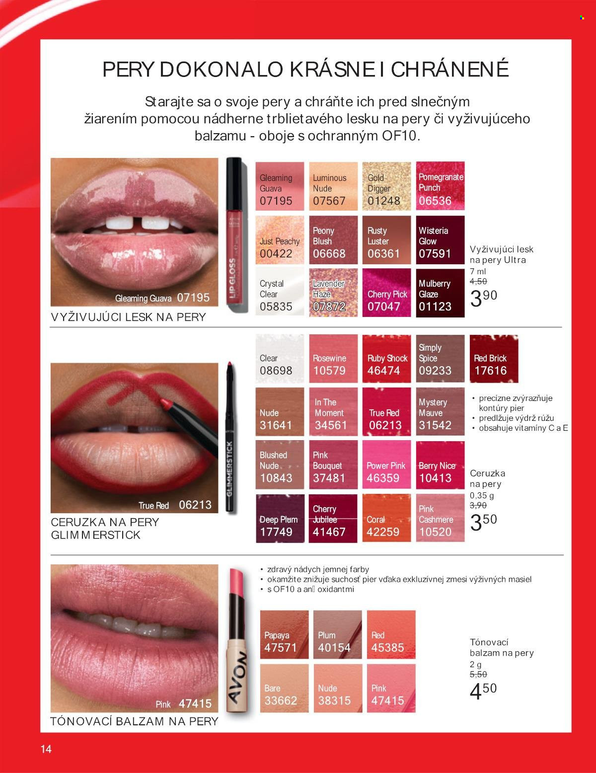 Leták Avon - 1.8.2024 - 31.8.2024. Strana 14