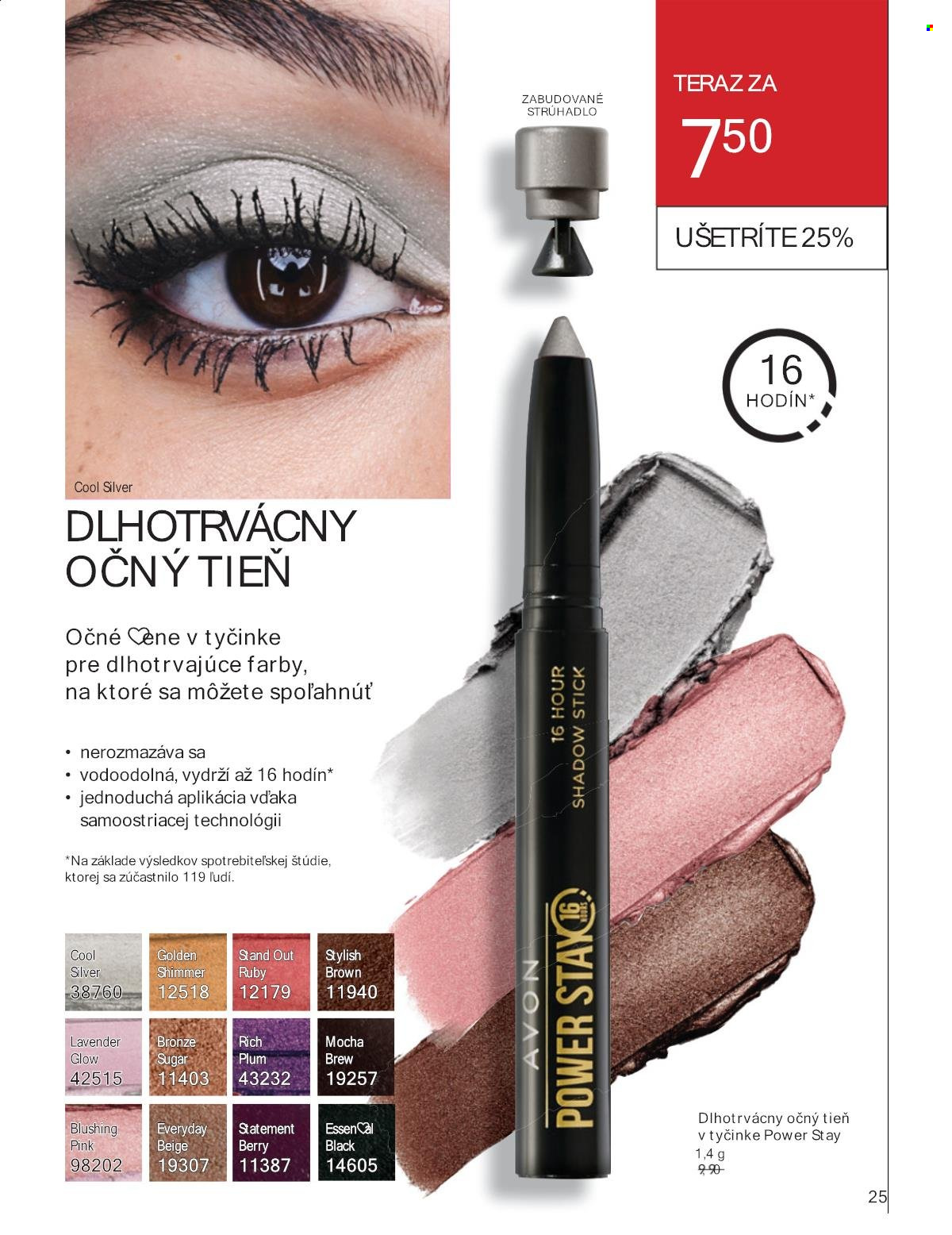 Leták Avon - 1.8.2024 - 31.8.2024. Strana 25