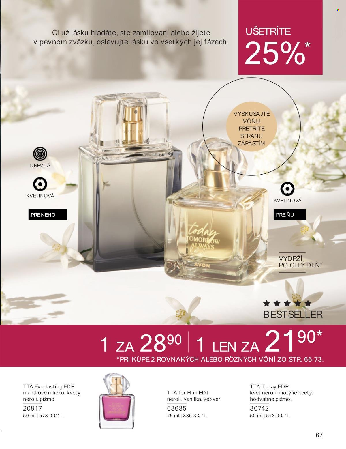 Leták Avon - 1.8.2024 - 31.8.2024. Strana 67