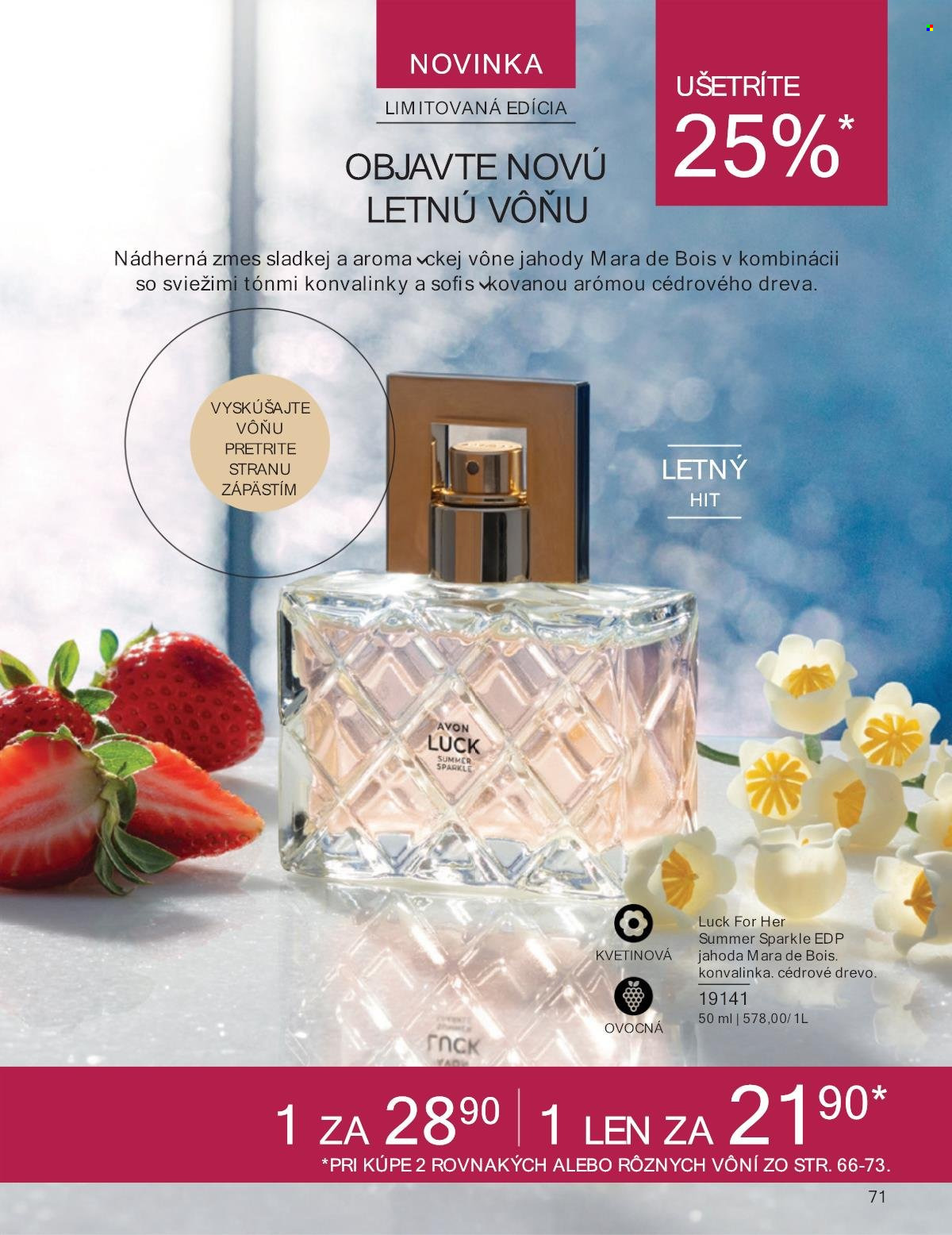 Leták Avon - 1.8.2024 - 31.8.2024. Strana 71