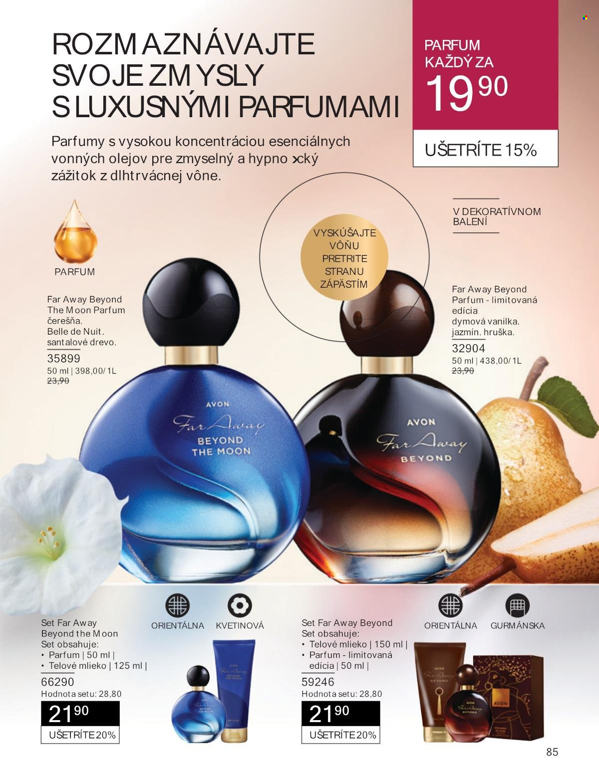 Leták Avon - 1.8.2024 - 31.8.2024. Strana 85