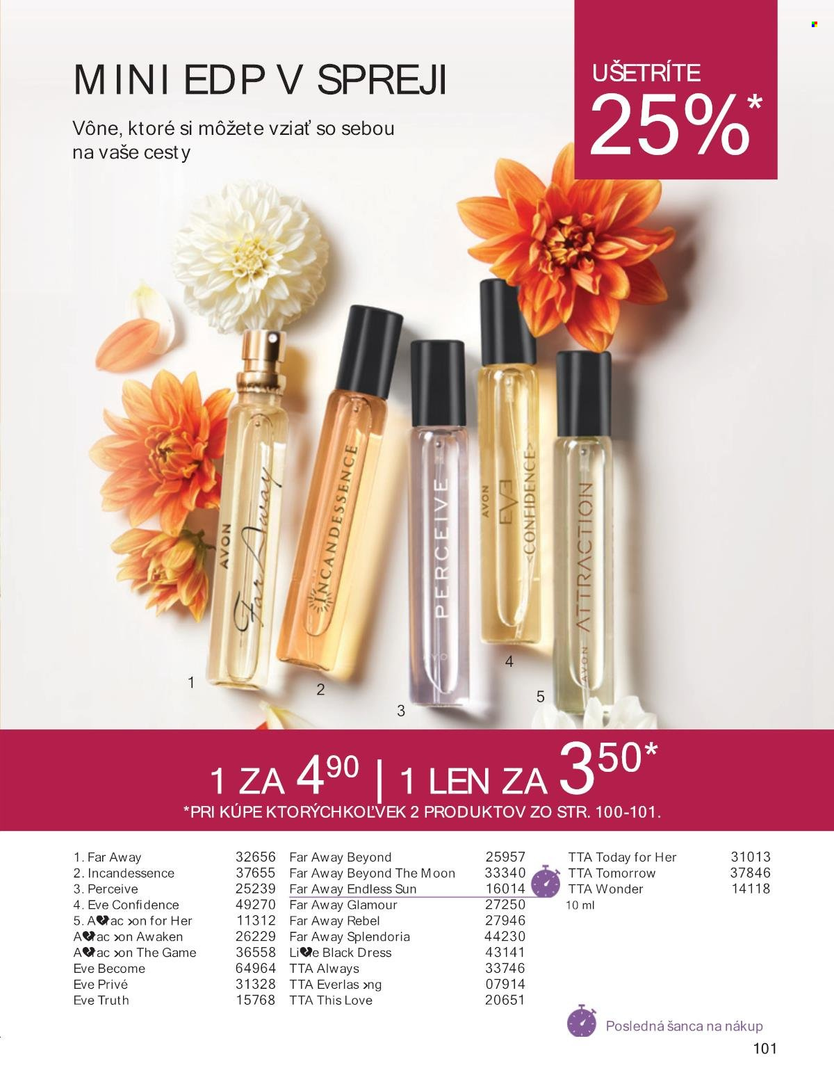 Leták Avon - 1.8.2024 - 31.8.2024. Strana 101