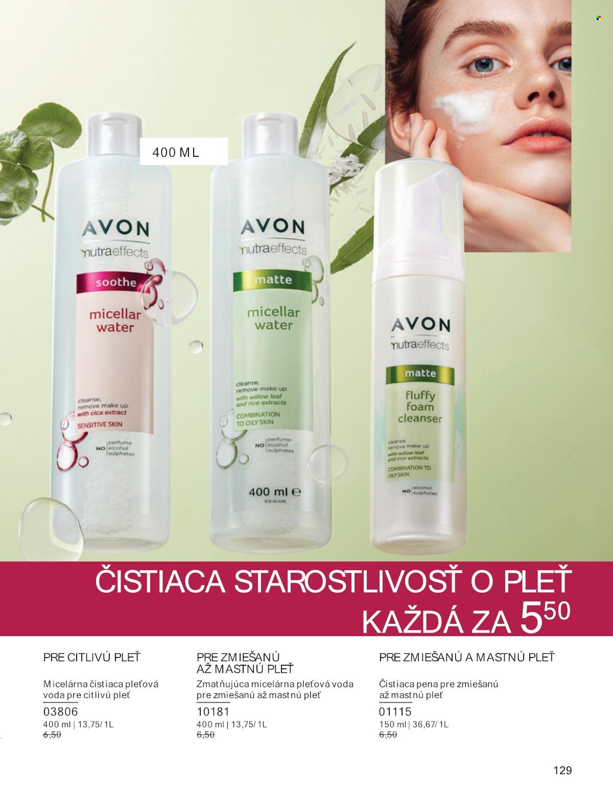 Leták Avon - 1.8.2024 - 31.8.2024. Strana 129