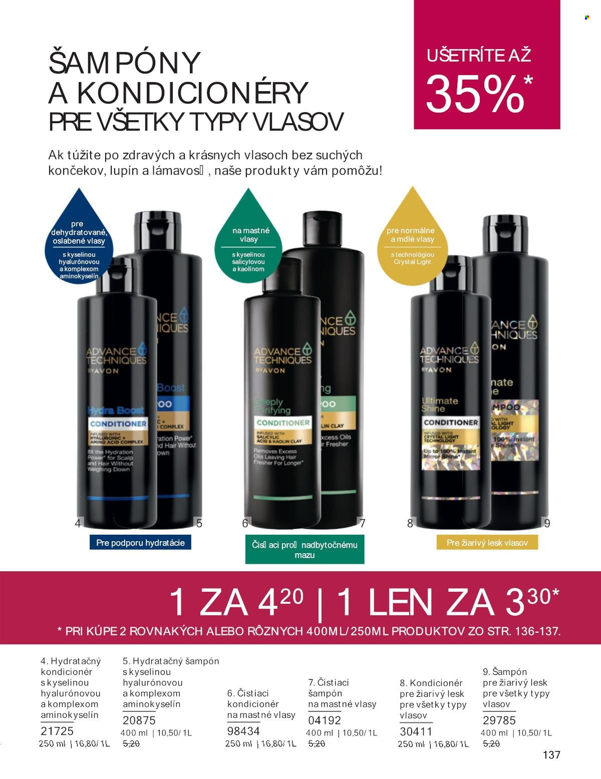 Leták Avon - 1.8.2024 - 31.8.2024. Strana 137