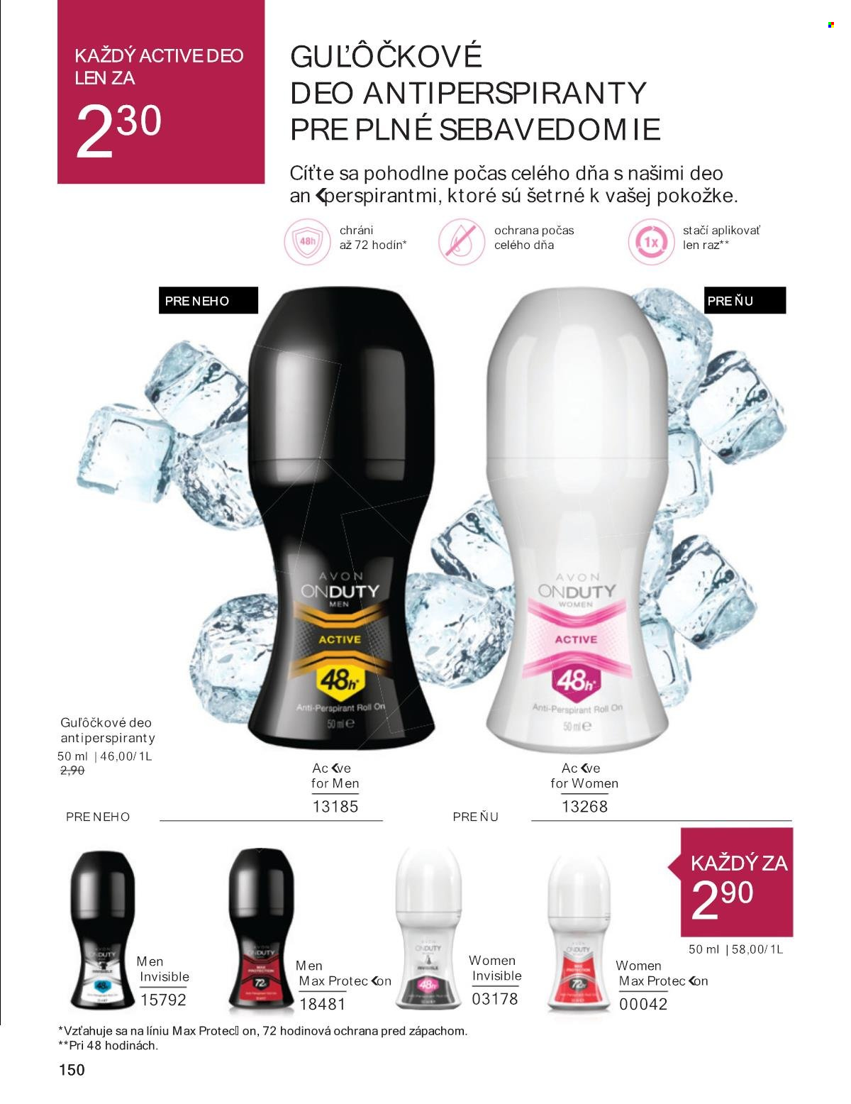 Leták Avon - 1.8.2024 - 31.8.2024. Strana 150