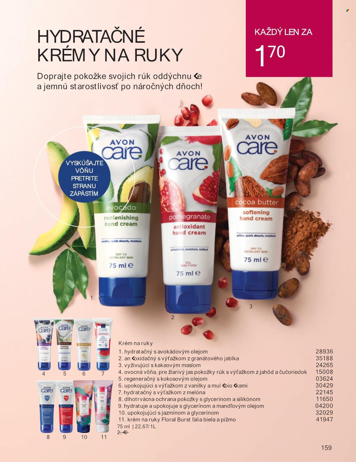 Leták Avon - 1.8.2024 - 31.8.2024. Strana 159