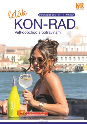Leták KON-RAD - 1.8.2024 - 31.8.2024.