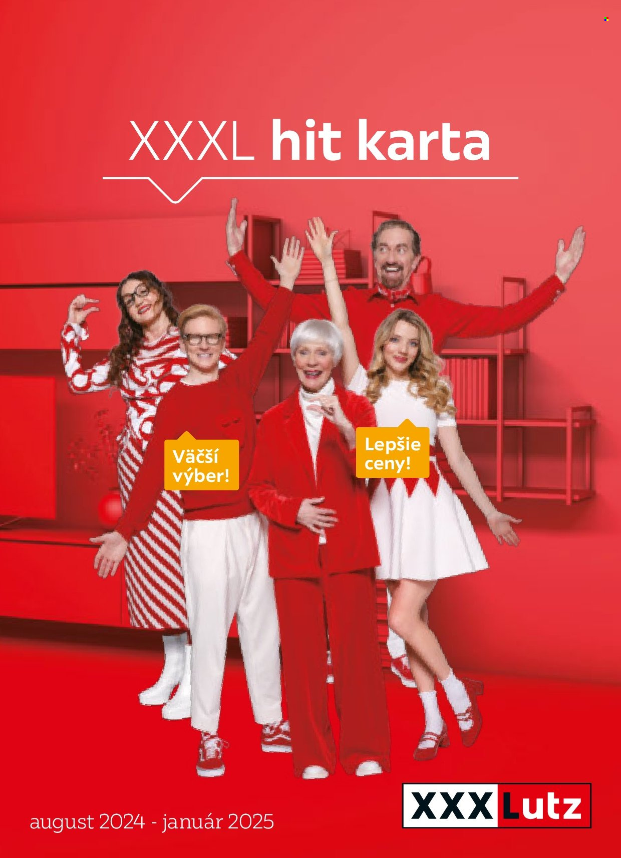 Leták XXXLutz - 1.8.2024 - 31.1.2025. Strana 1