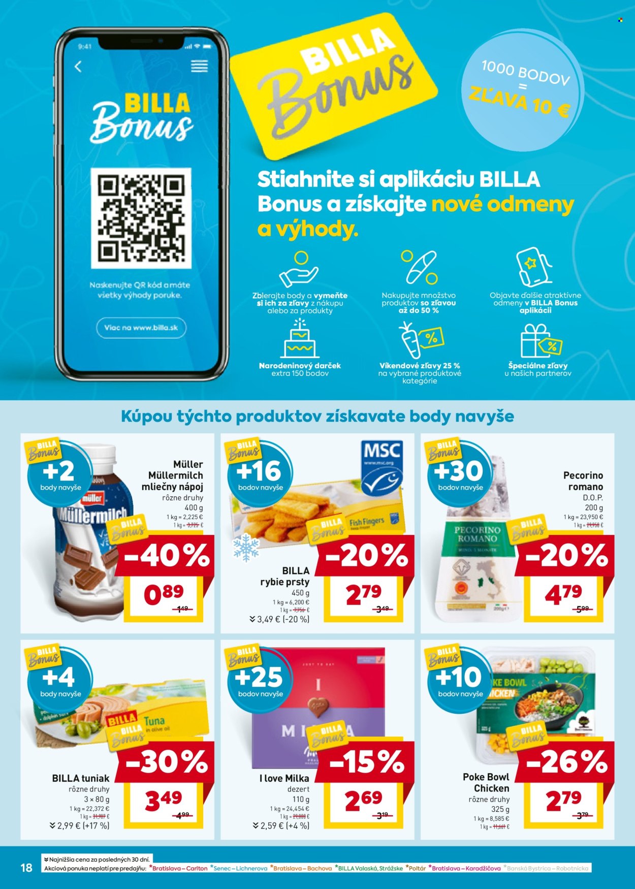 Leták Billa - 7.8.2024 - 13.8.2024. Strana 18