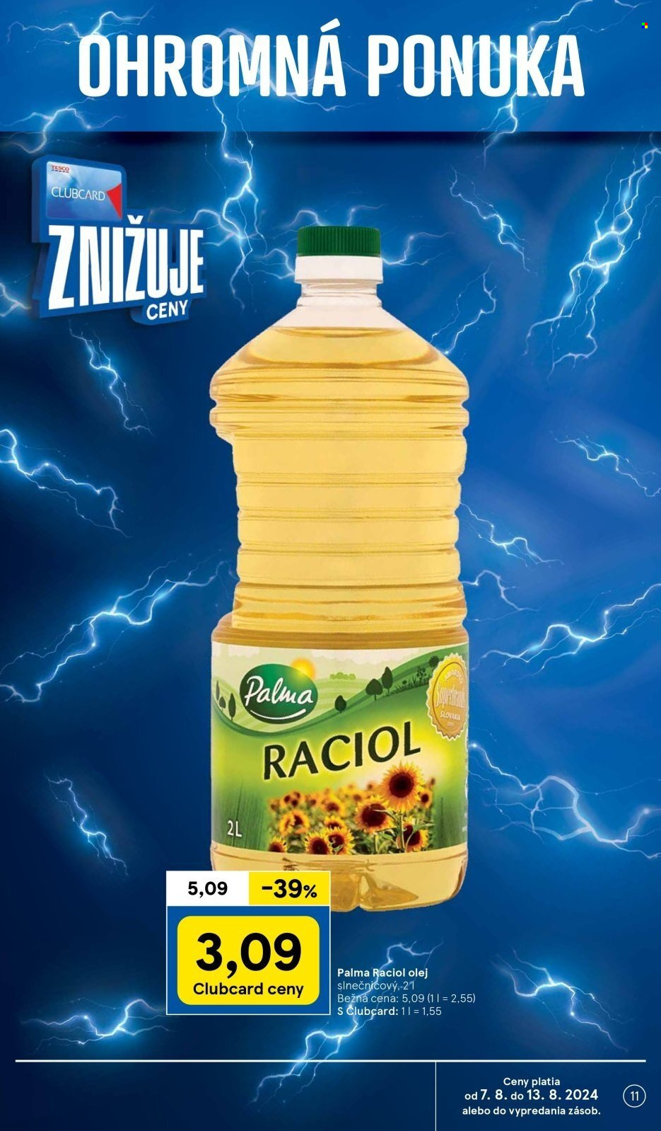 Leták TESCO - 7.8.2024 - 13.8.2024. Strana 11