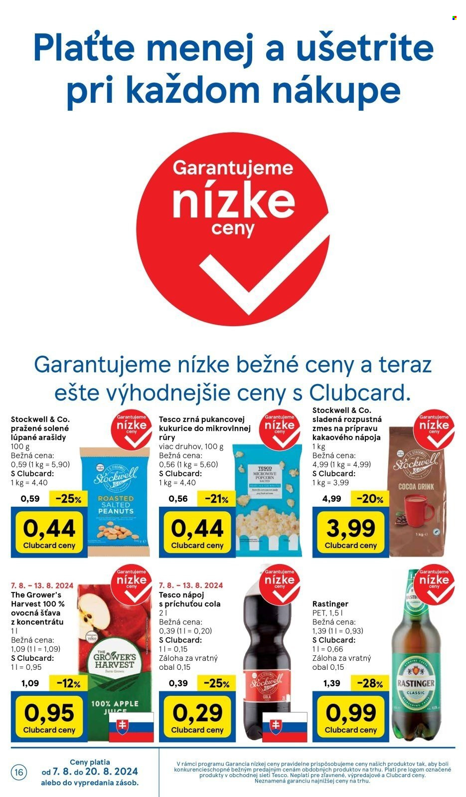 Leták TESCO - 7.8.2024 - 13.8.2024. Strana 16