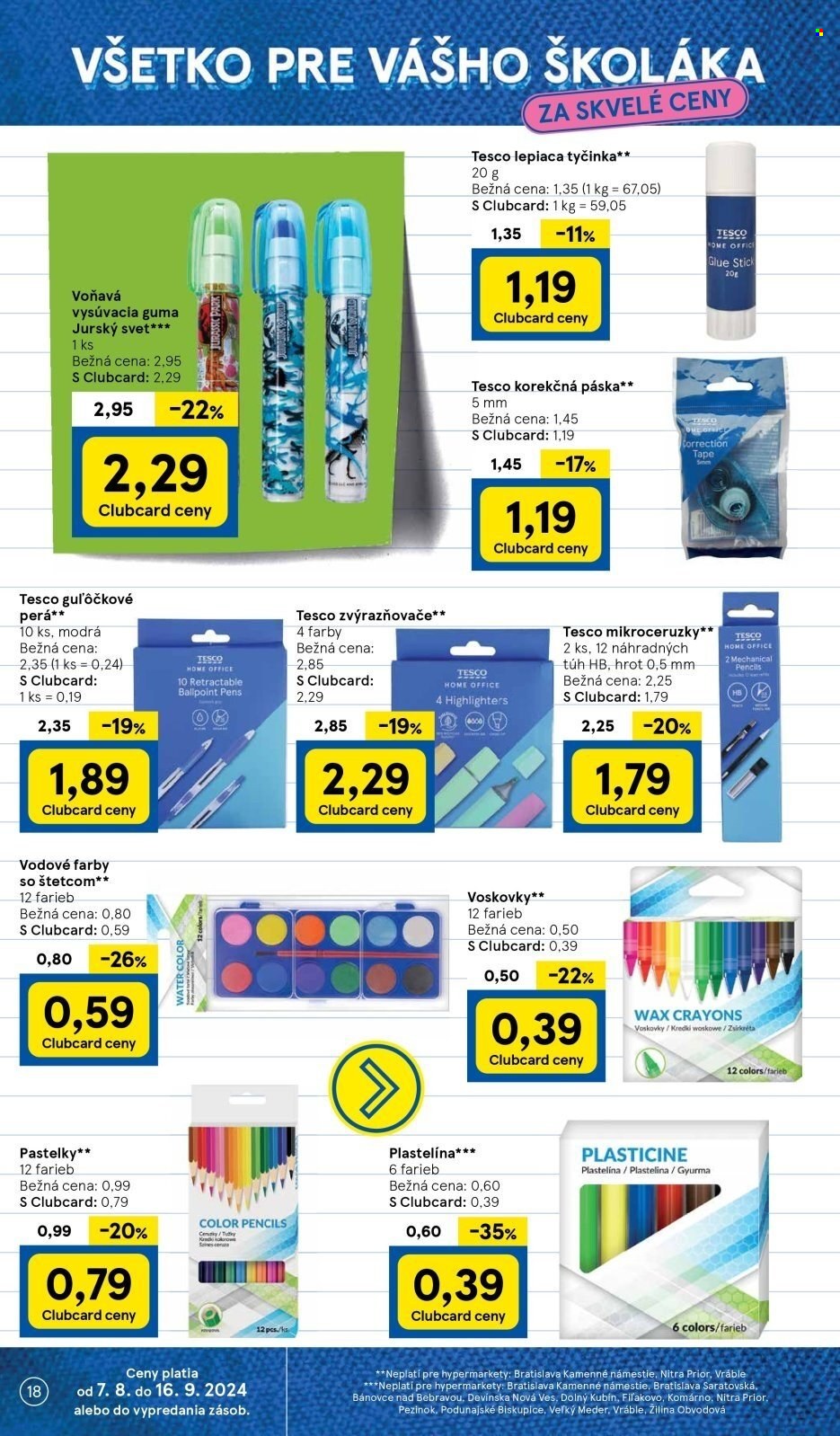 Leták TESCO - 7.8.2024 - 13.8.2024. Strana 18