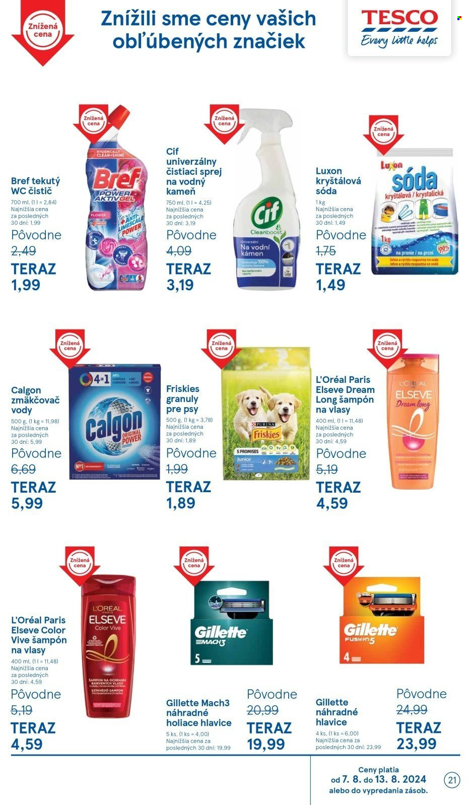Leták TESCO - 7.8.2024 - 13.8.2024. Strana 21