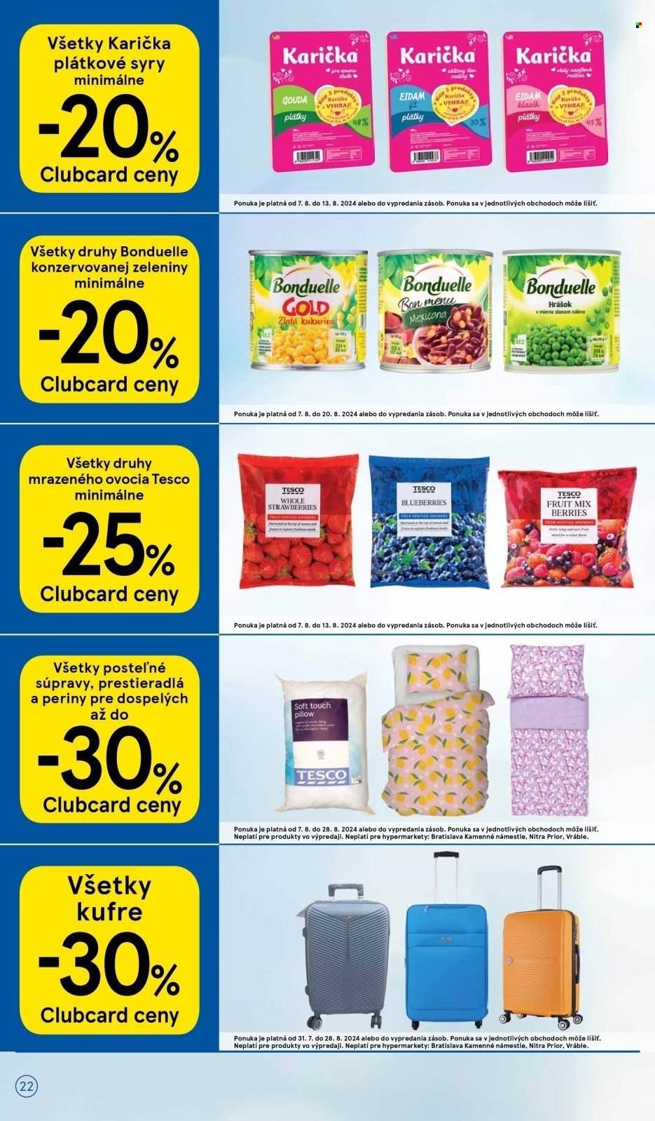 Leták TESCO - 7.8.2024 - 13.8.2024. Strana 22