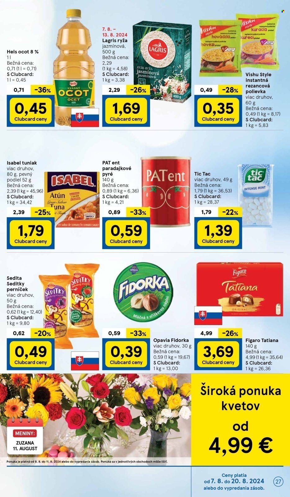 Leták TESCO - 7.8.2024 - 13.8.2024. Strana 27