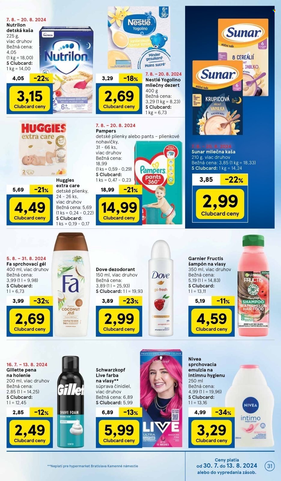 Leták TESCO - 7.8.2024 - 13.8.2024. Strana 31