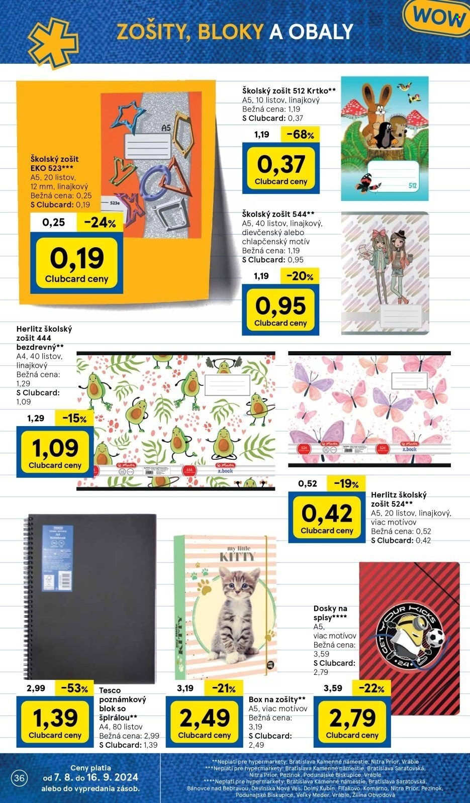 Leták TESCO - 7.8.2024 - 13.8.2024. Strana 36