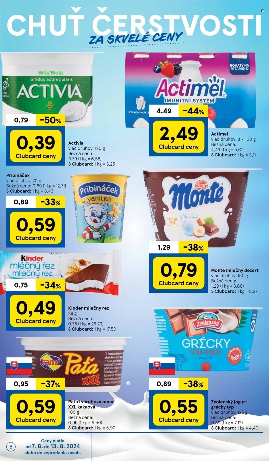 Leták TESCO supermarket - 7.8.2024 - 13.8.2024. Strana 8