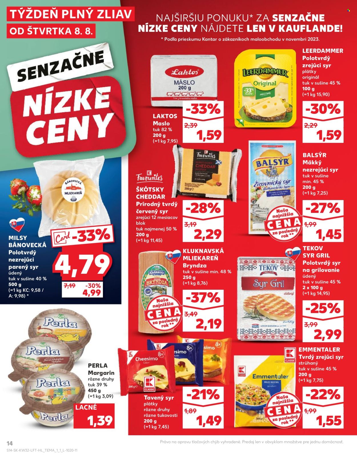 Leták Kaufland - 8.8.2024 - 14.8.2024. Strana 14