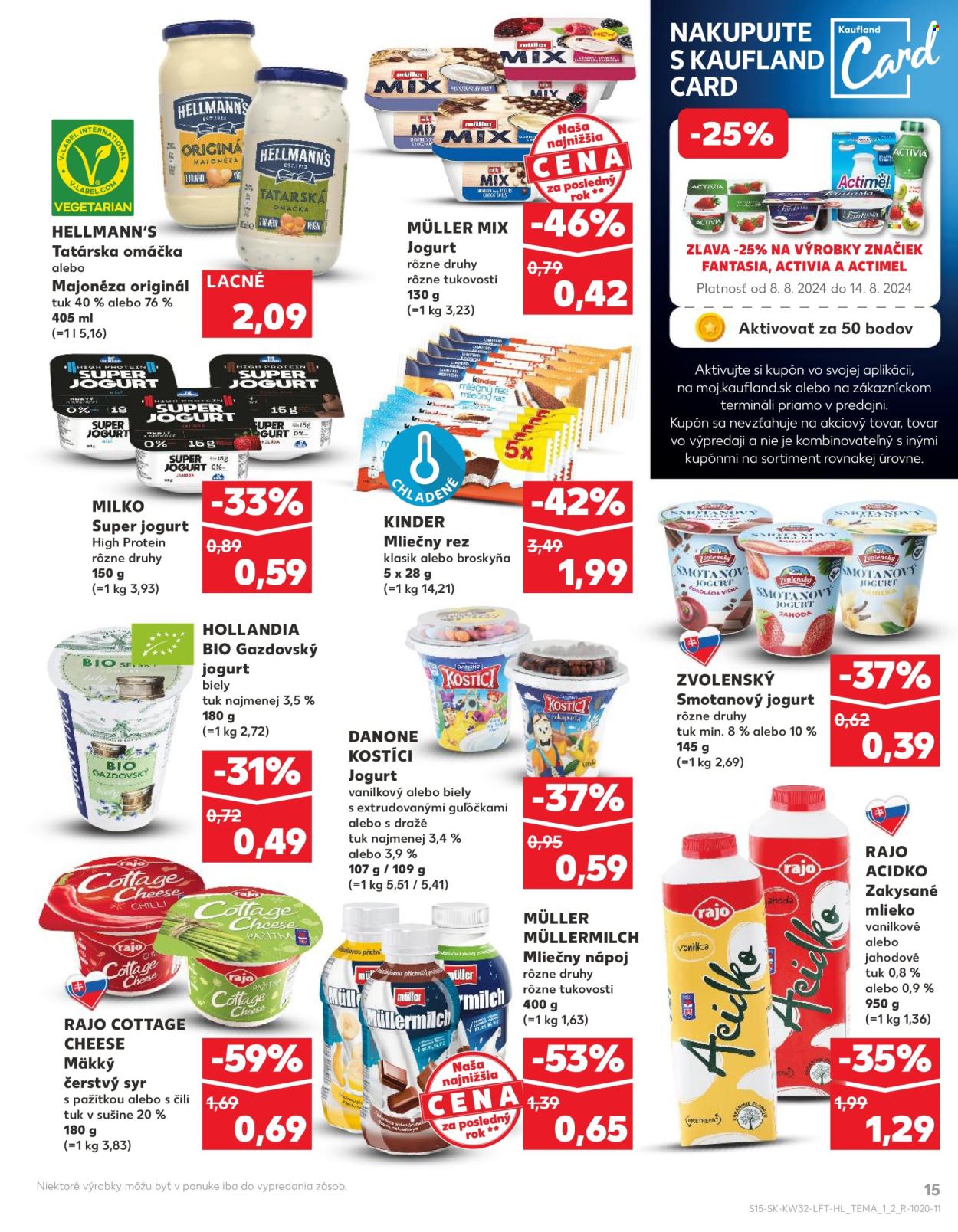 Leták Kaufland - 8.8.2024 - 14.8.2024. Strana 15