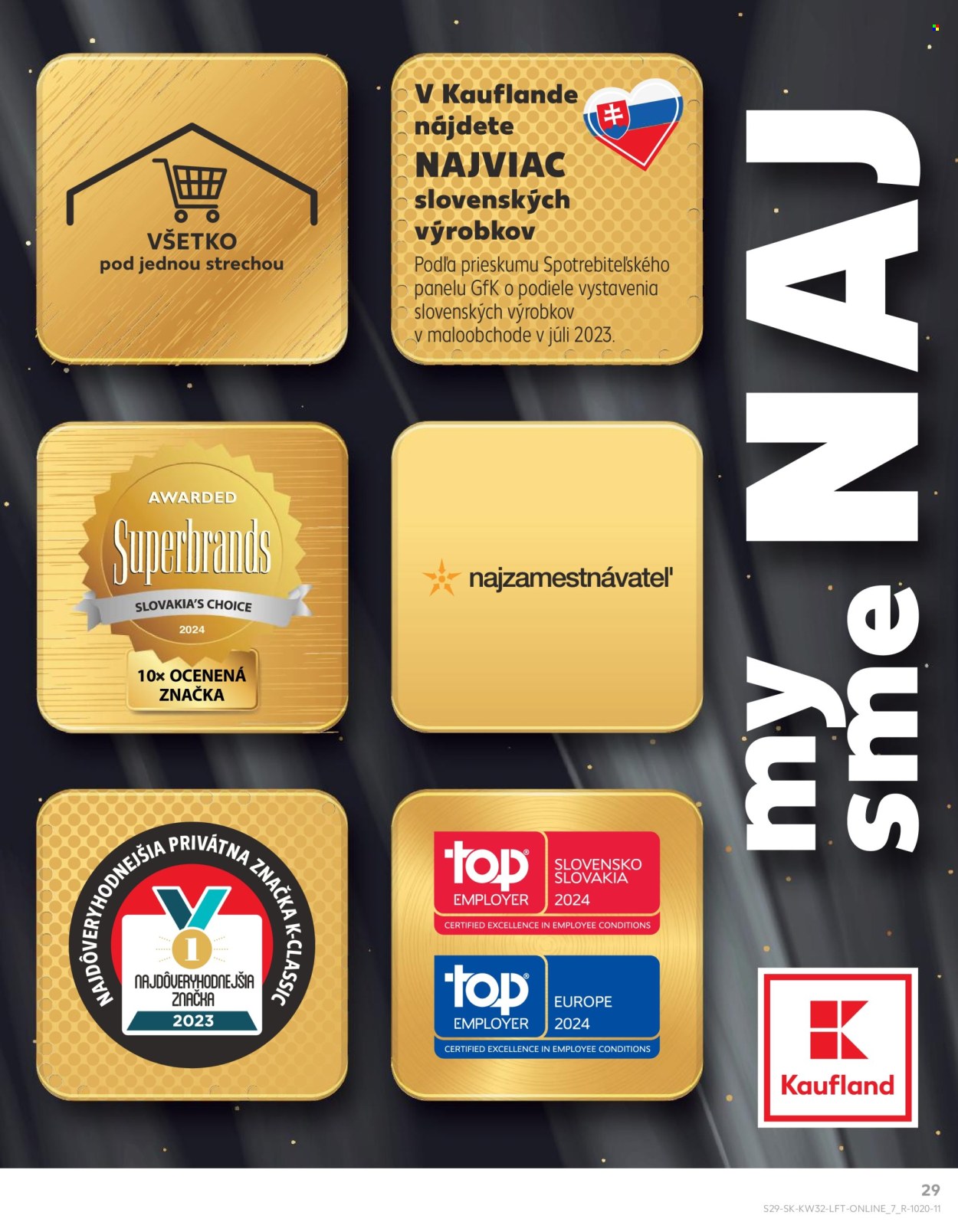 Leták Kaufland - 8.8.2024 - 14.8.2024. Strana 29