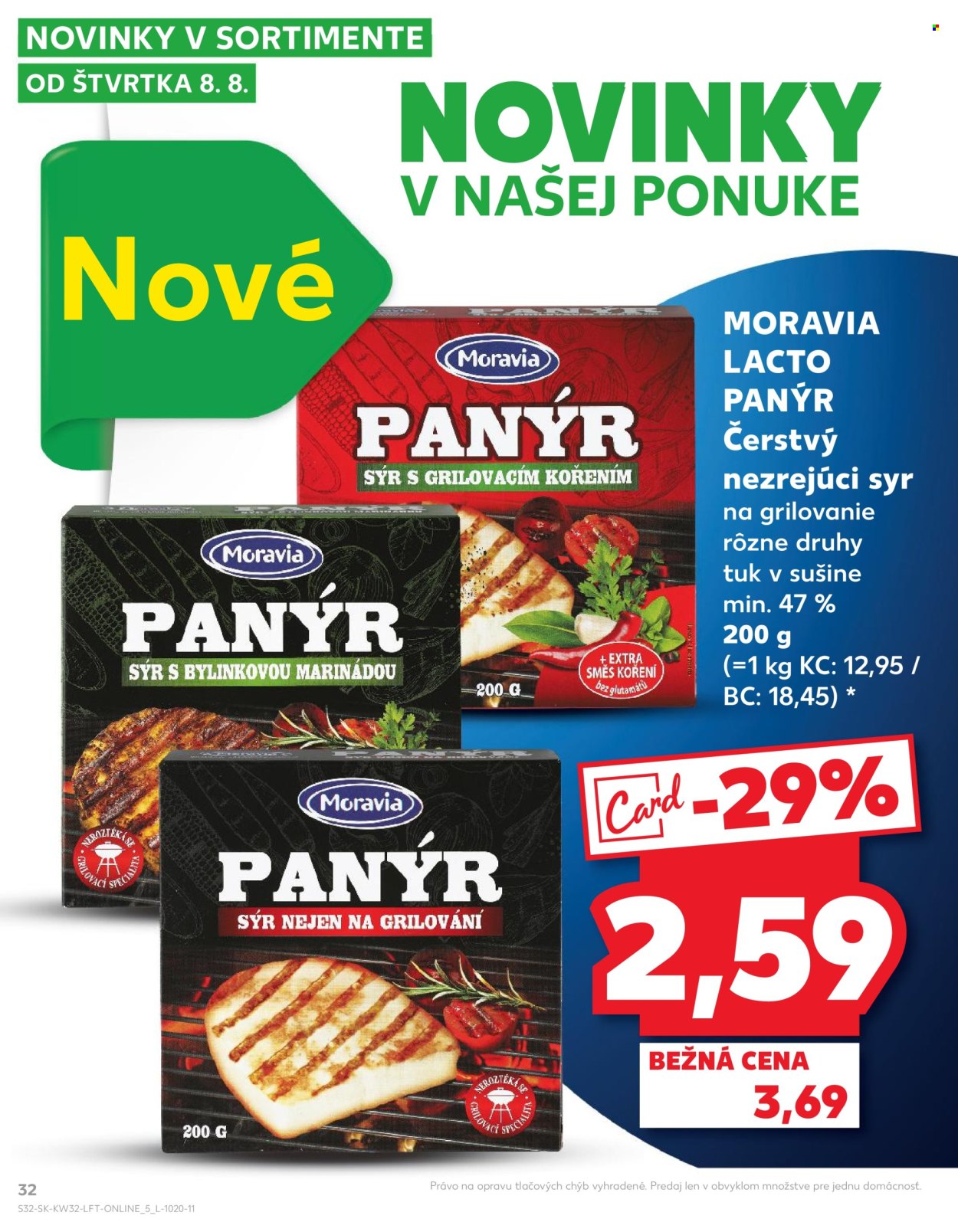 Leták Kaufland - 8.8.2024 - 14.8.2024. Strana 32
