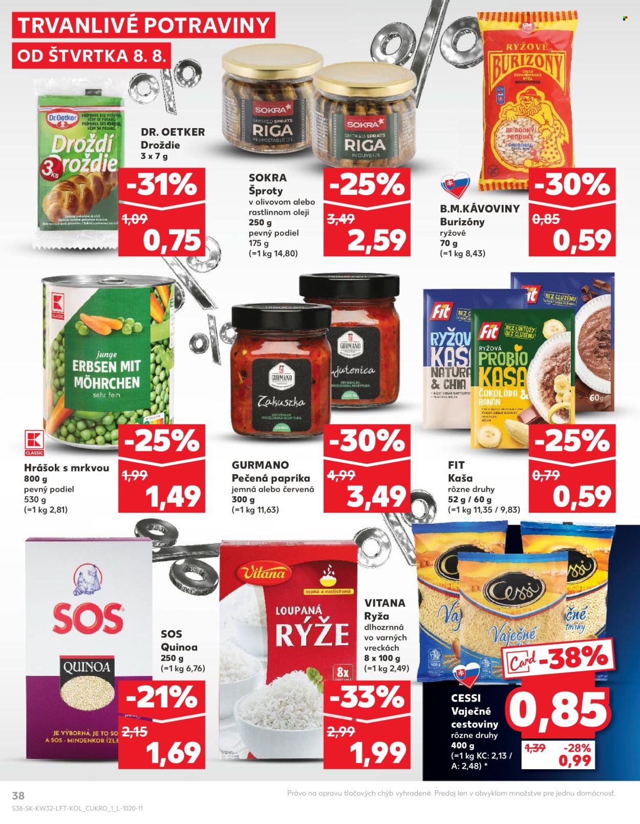 Leták Kaufland - 8.8.2024 - 14.8.2024. Strana 38