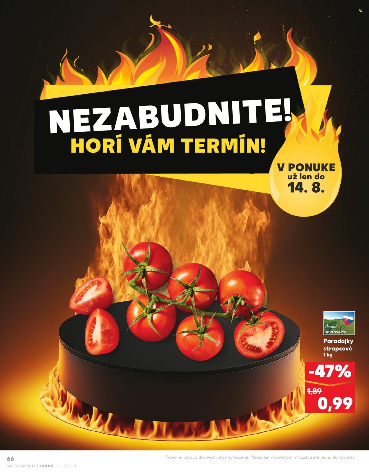 Leták Kaufland - 8.8.2024 - 14.8.2024. Strana 66