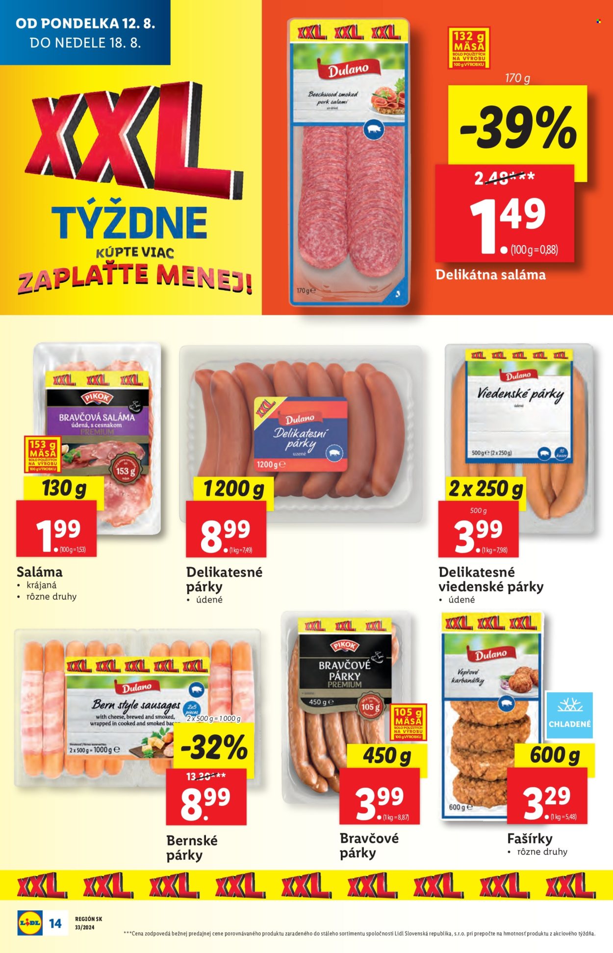 Leták Lidl - 12.8.2024 - 18.8.2024. Strana 16