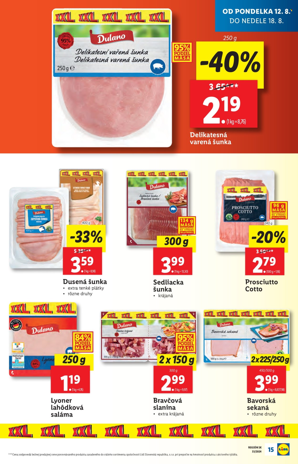 Leták Lidl - 12.8.2024 - 18.8.2024. Strana 17