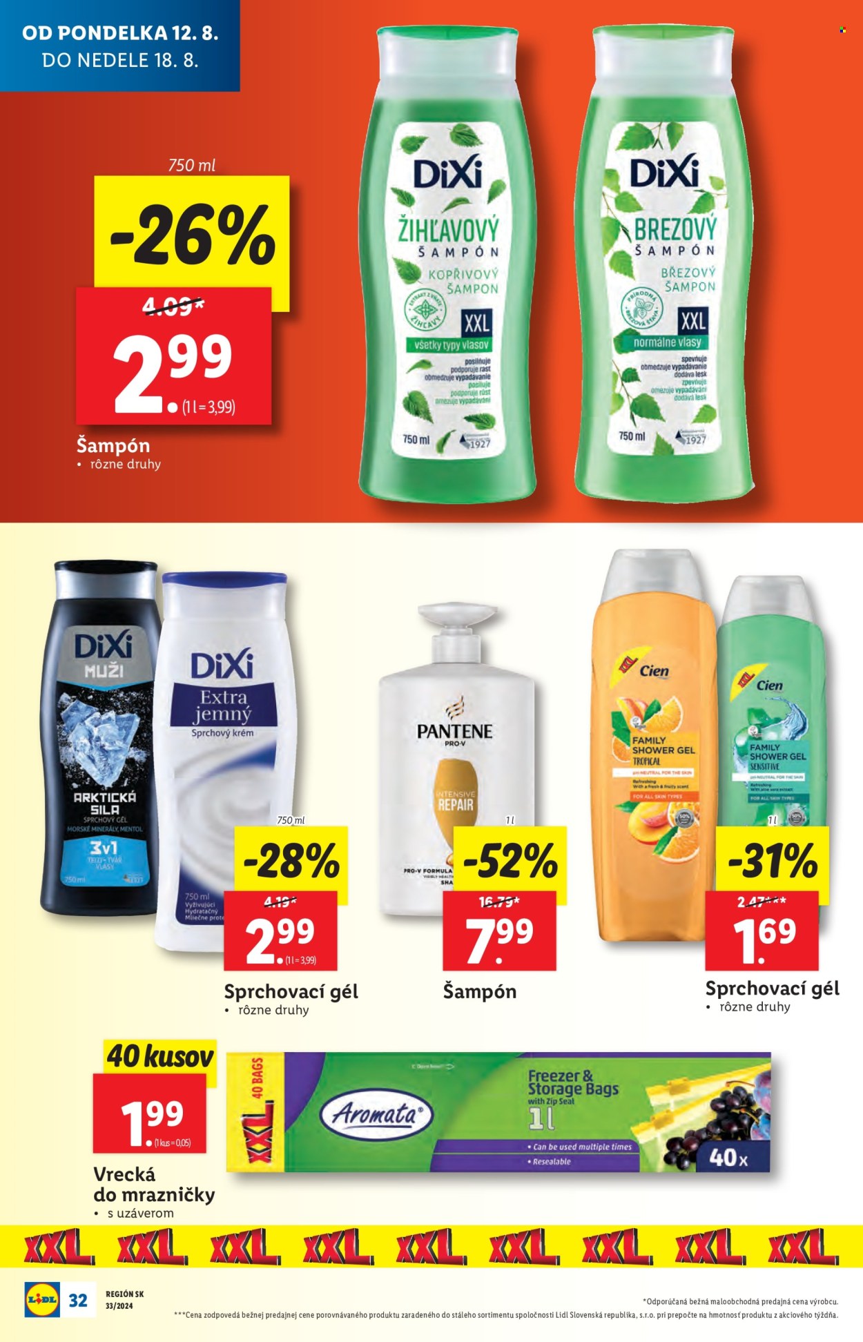 Leták Lidl - 12.8.2024 - 18.8.2024. Strana 34