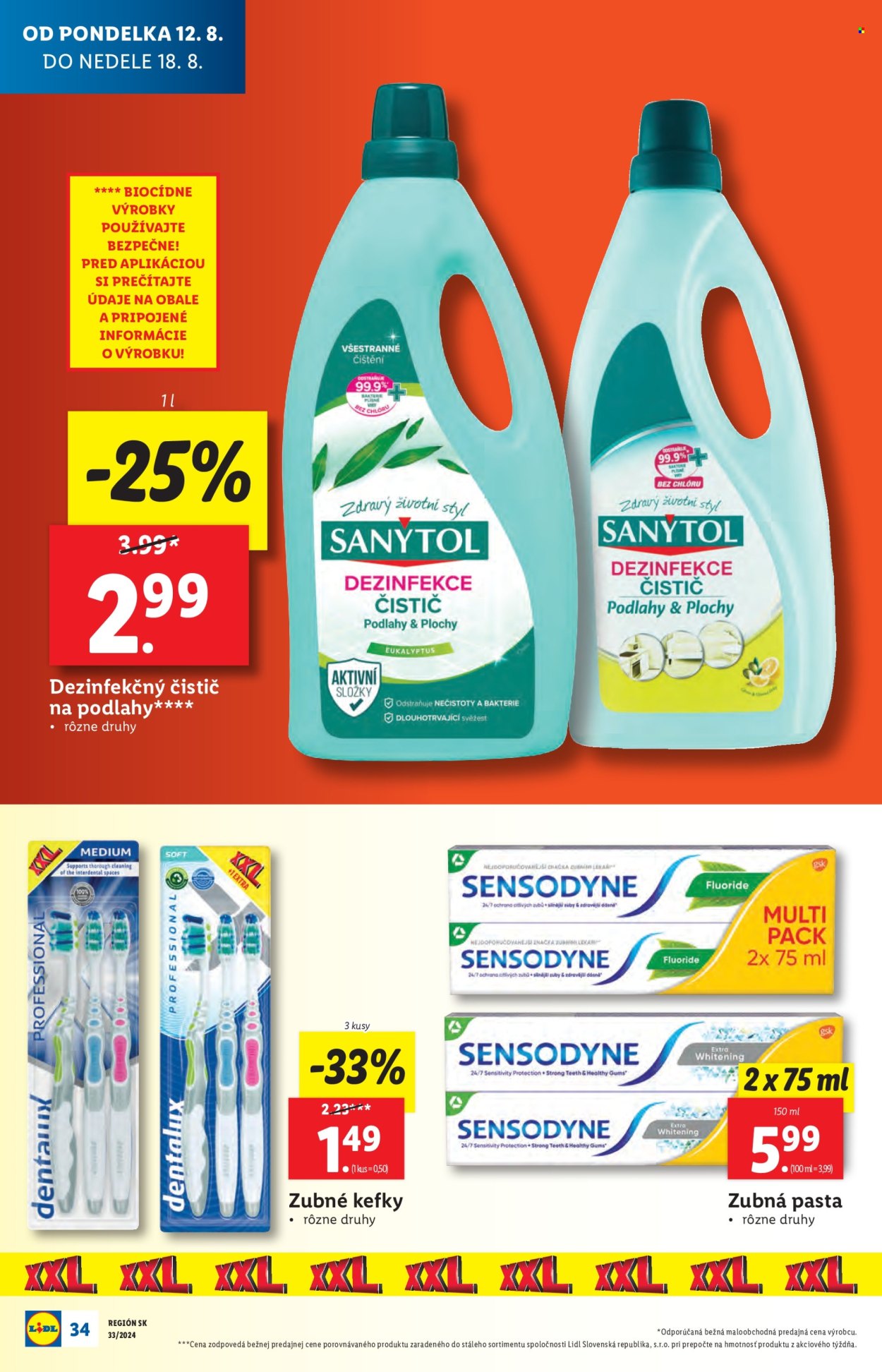 Leták Lidl - 12.8.2024 - 18.8.2024. Strana 36
