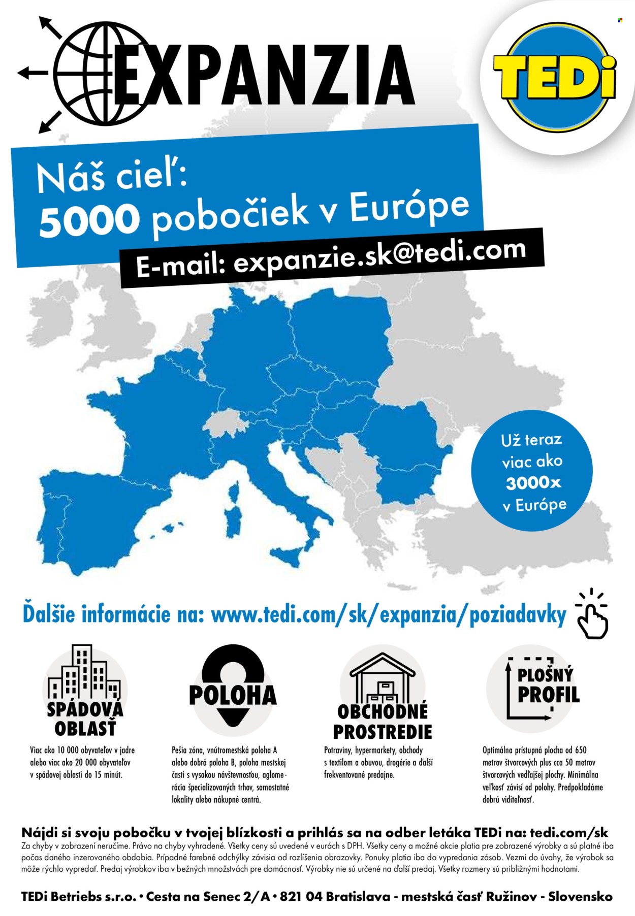 Leták TEDi. Strana 19
