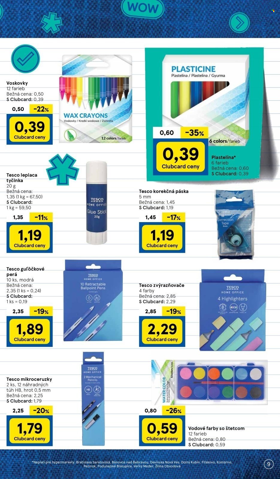 Leták TESCO - 12.8.2024 - 16.9.2024. Strana 9