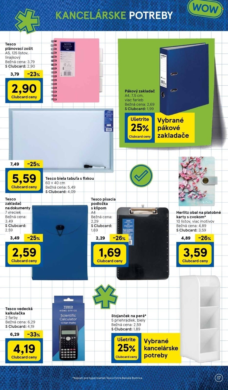 Leták TESCO - 12.8.2024 - 16.9.2024. Strana 17