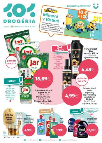 Leták 101 Drogerie - 14.8.2024 - 3.9.2024.