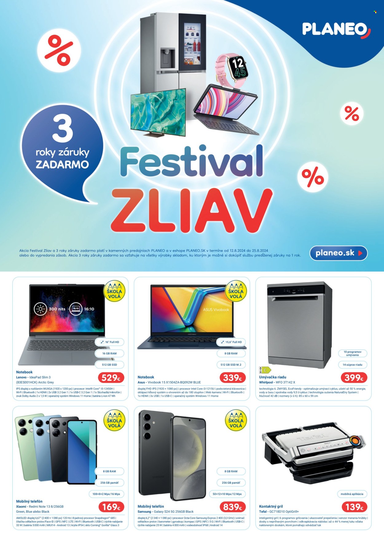 Leták PLANEO Elektro - 12.8.2024 - 25.8.2024. Strana 1