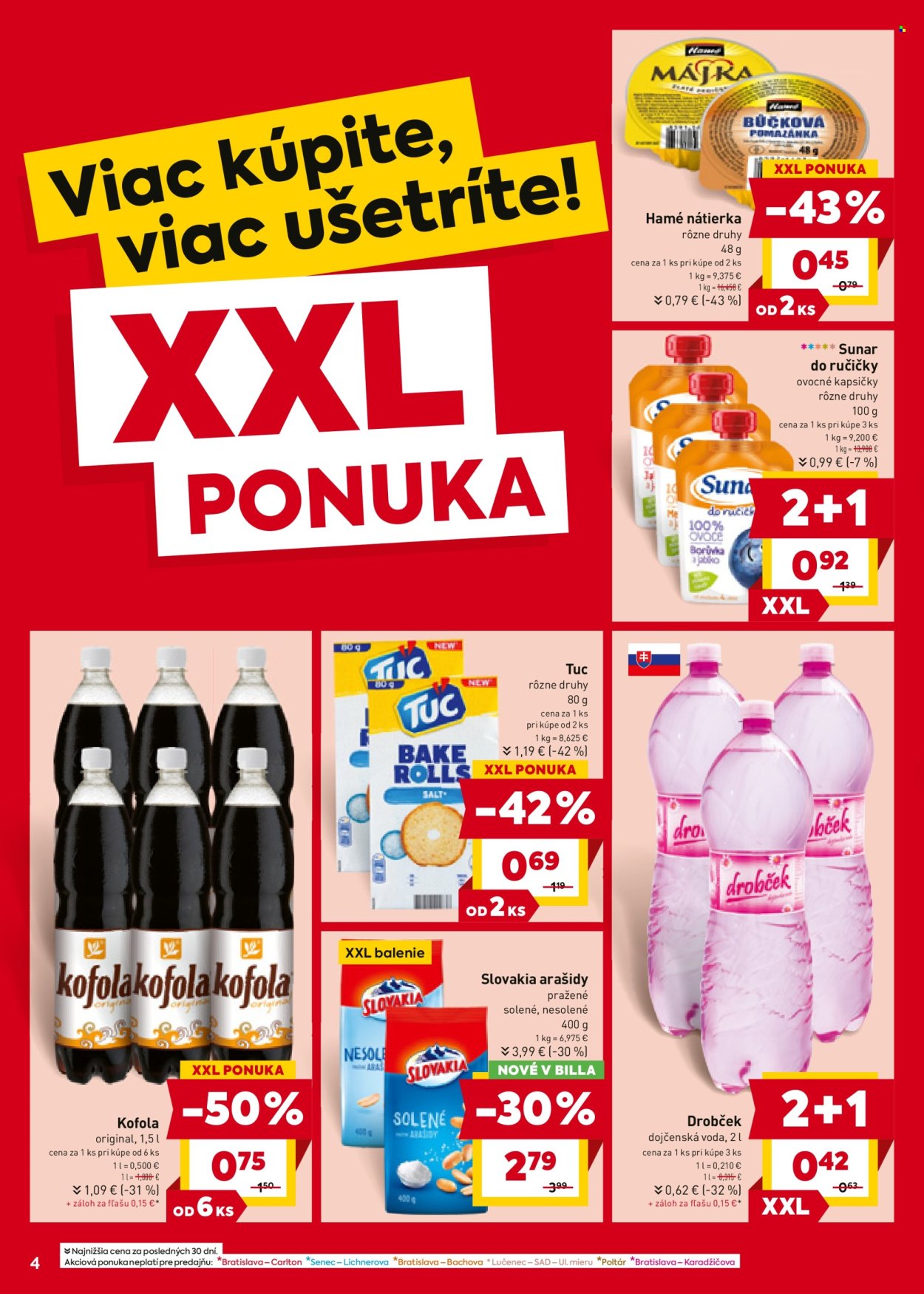 Leták Billa - 14.8.2024 - 20.8.2024. Strana 4