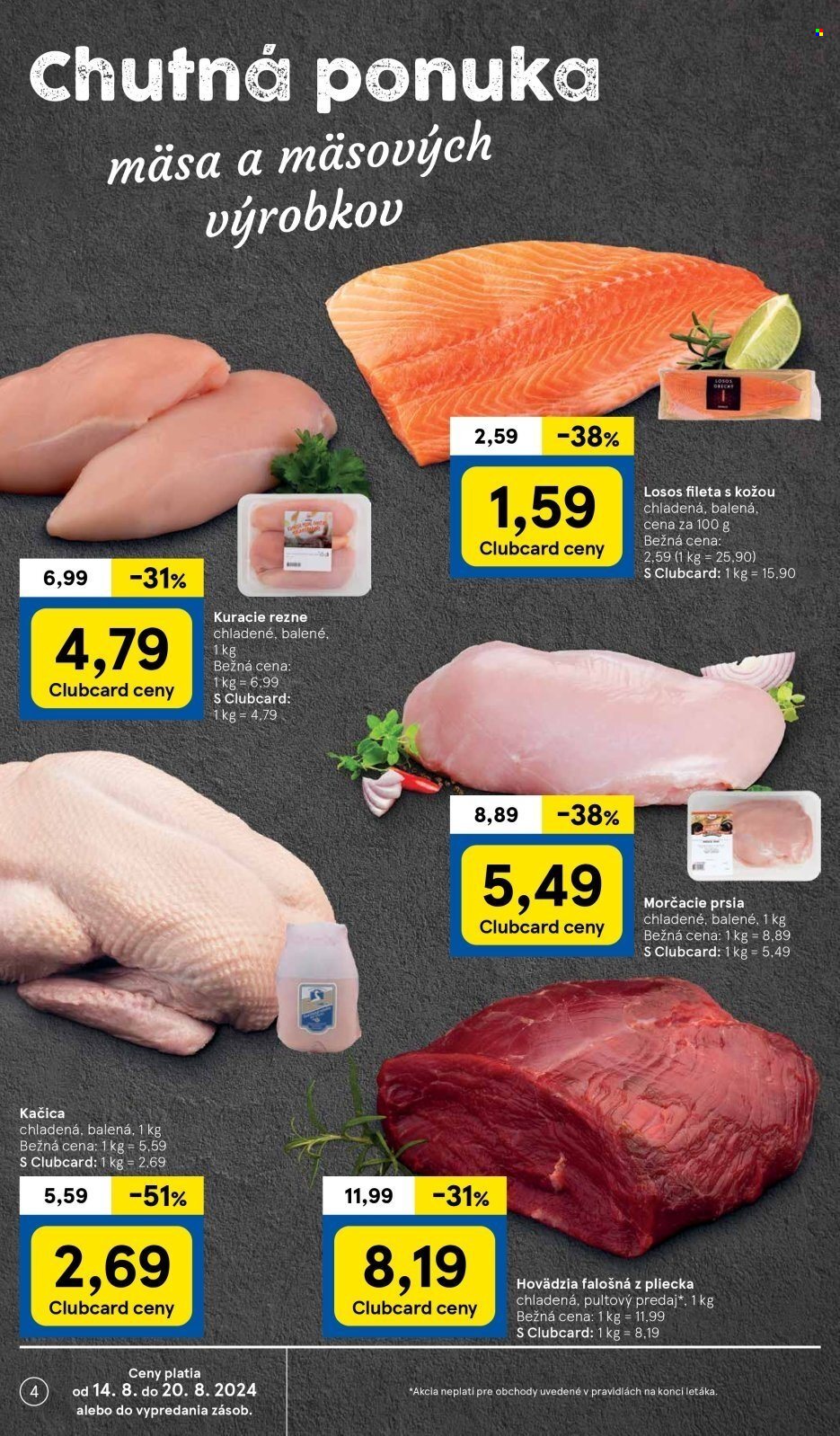 Leták TESCO hypermarket - 14.8.2024 - 20.8.2024. Strana 4