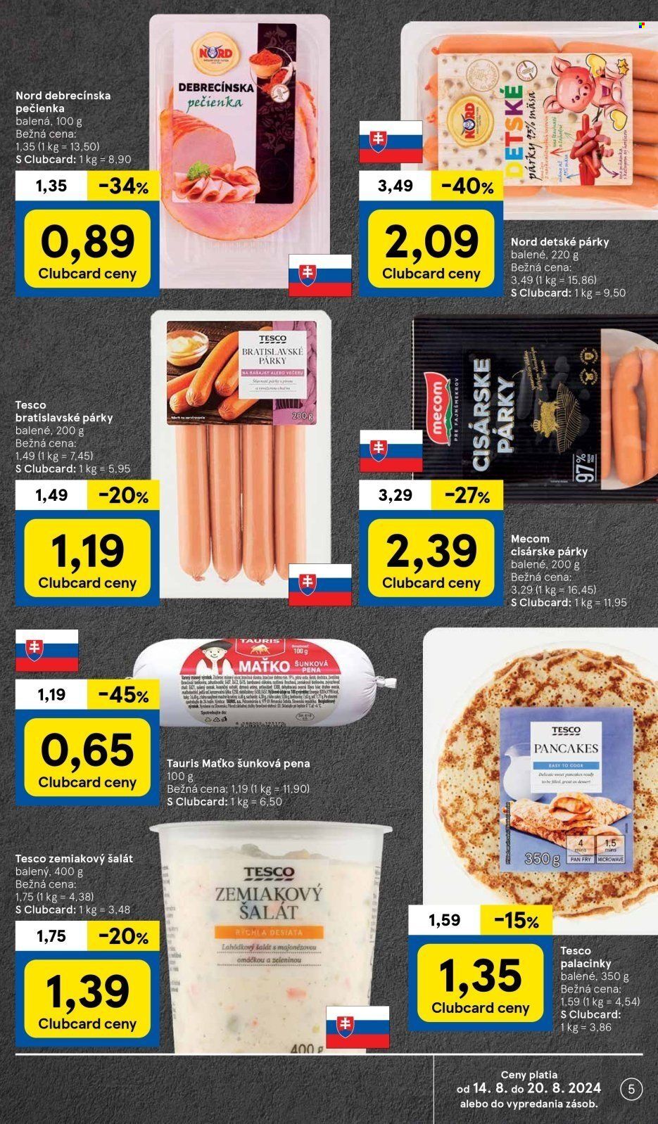Leták TESCO hypermarket - 14.8.2024 - 20.8.2024. Strana 5