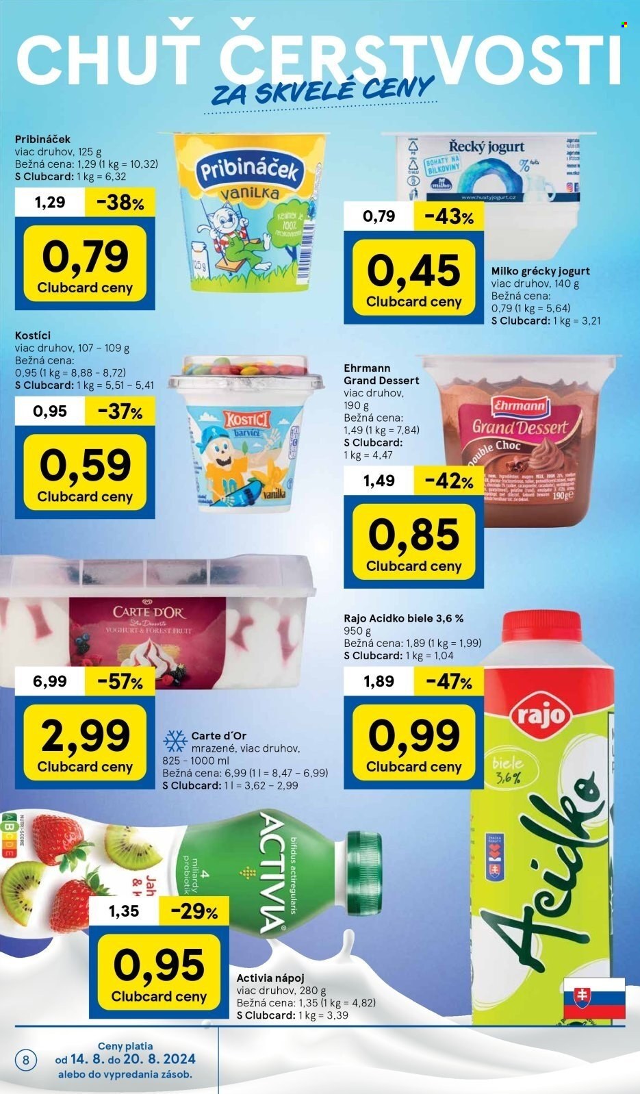 Leták TESCO hypermarket - 14.8.2024 - 20.8.2024. Strana 8