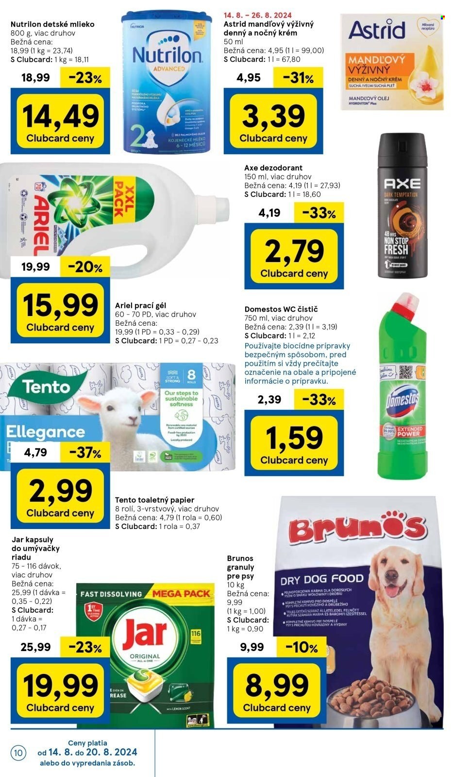 Leták TESCO hypermarket - 14.8.2024 - 20.8.2024. Strana 10