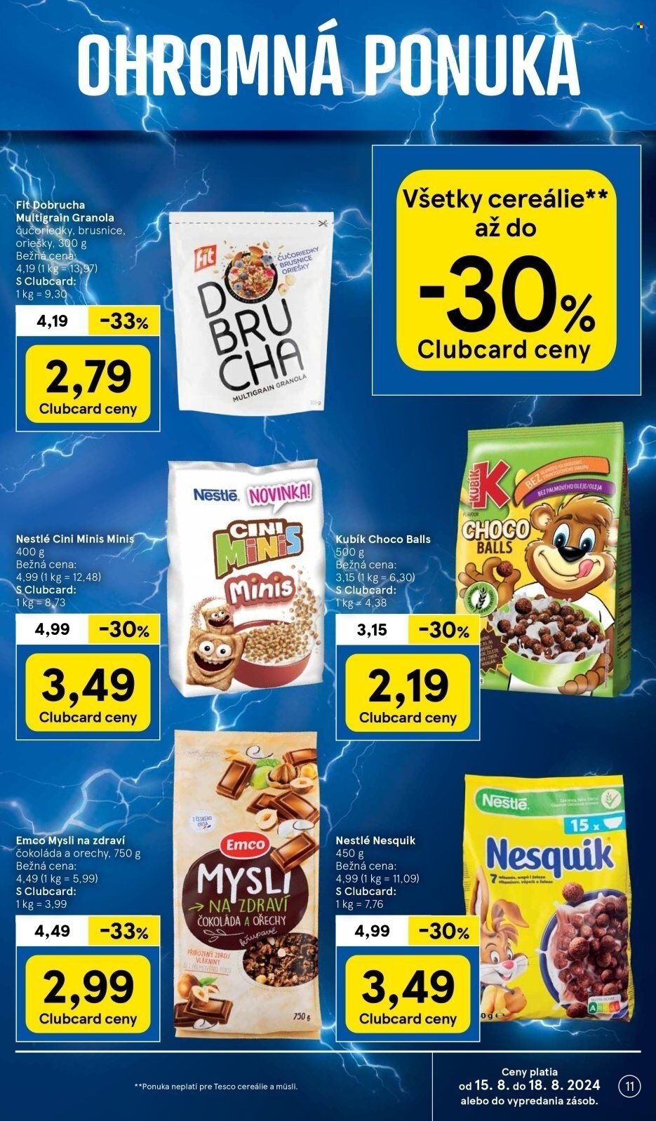 Leták TESCO hypermarket - 14.8.2024 - 20.8.2024. Strana 11