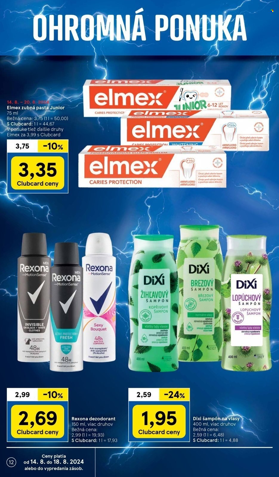 Leták TESCO hypermarket - 14.8.2024 - 20.8.2024. Strana 12