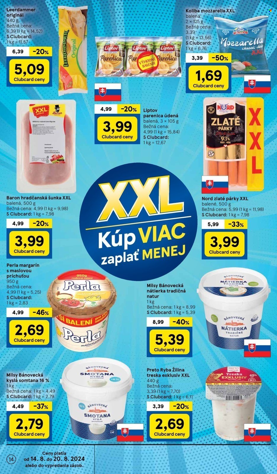 Leták TESCO hypermarket - 14.8.2024 - 20.8.2024. Strana 14