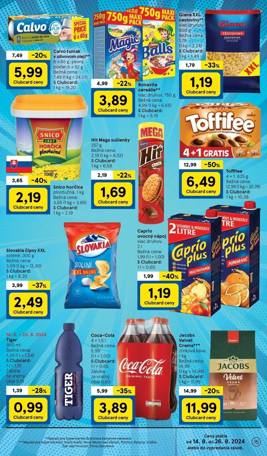 Leták TESCO hypermarket - 14.8.2024 - 20.8.2024. Strana 15