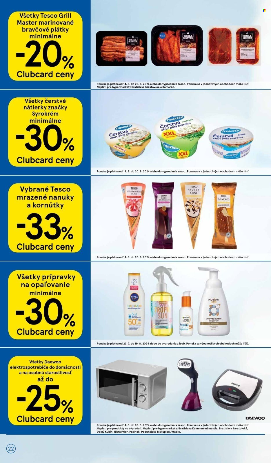 Leták TESCO hypermarket - 14.8.2024 - 20.8.2024. Strana 22