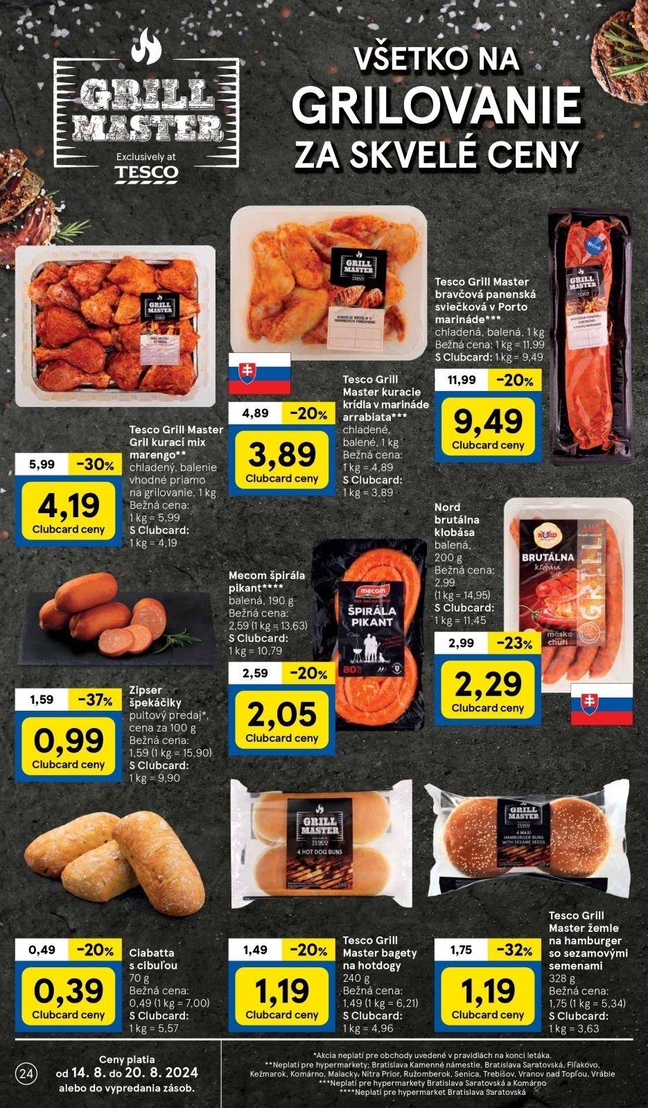 Leták TESCO hypermarket - 14.8.2024 - 20.8.2024. Strana 24